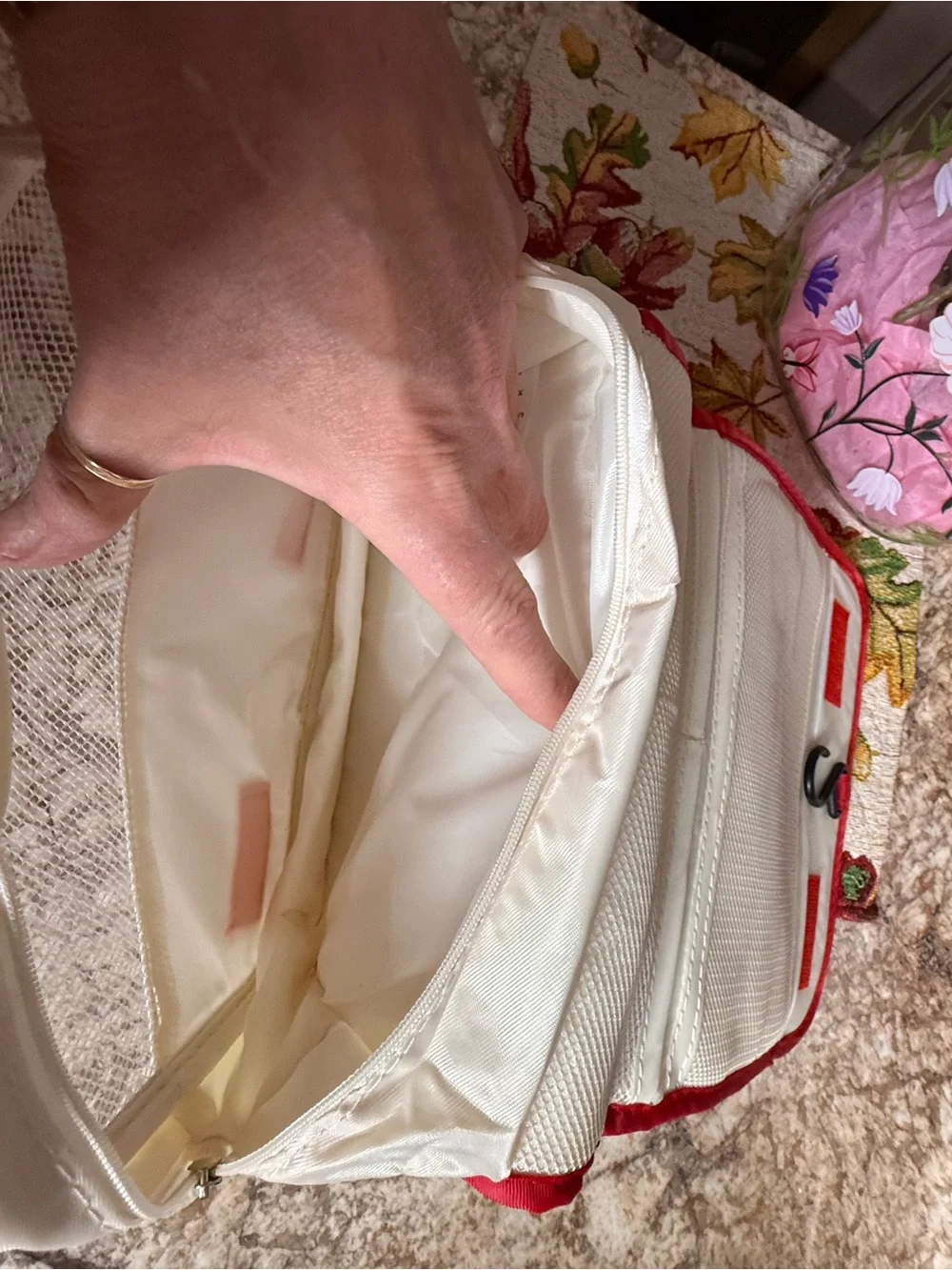 Hello Kitty Cream and Red Kids Shoulder Bag